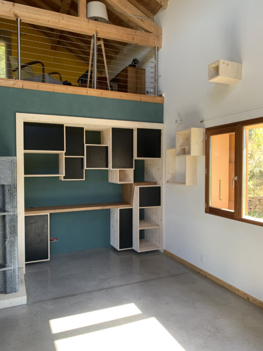 Bureau en bois sur-mesure à La Chapelle du Bard