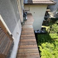 fabrication d'un balcon à Allevard