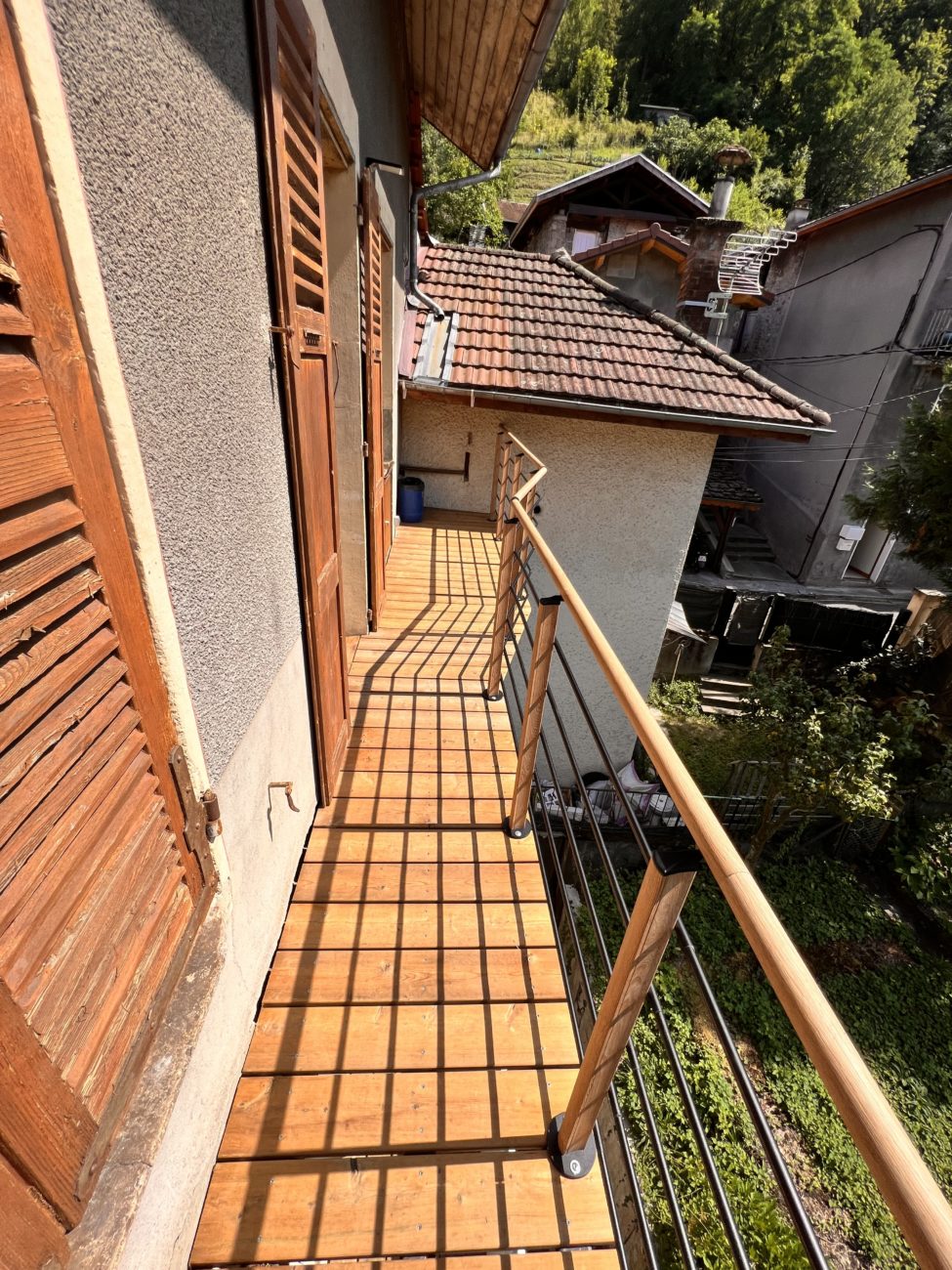 Balcon à Allevard