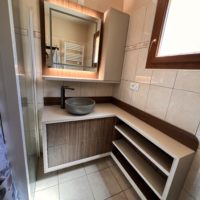 fabrication d'un meuble salle de bain