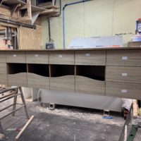 conception, fabrication et installation d'un meuble vinyle à Crolles